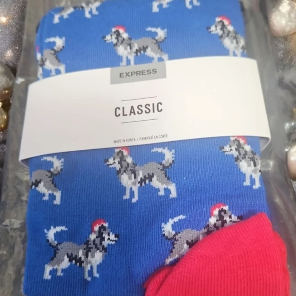 Express SOCKS NWT Dogs & Trucks 8/13 Gift Idea